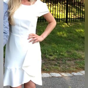Amanda Uprichard white mini dress, worn once, perfect condition